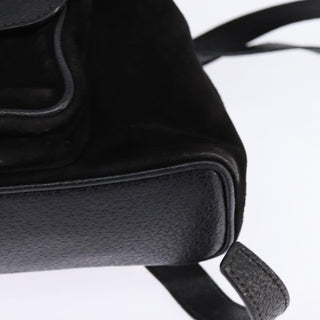 Gucci Vintage Bamboo Backpack Suede