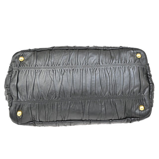 Prada Gaufre Convertible Satchel Tessuto