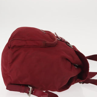 Prada Front Pocket Buckle Backpack Re-Nylon and Shearling