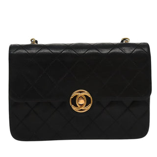 Chanel Vintage CC Chain Flap Bag Quilted Lambskin