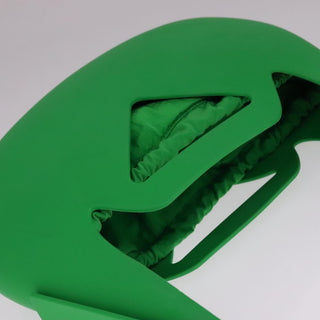 Bottega Veneta Punch Shoulder Bag Rubber with Nylon