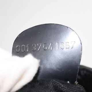 Gucci Vintage Bamboo Bucket Bag Nylon and Leather