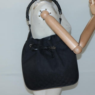 Gucci Miss Bamboo Bucket Bag GG Canvas