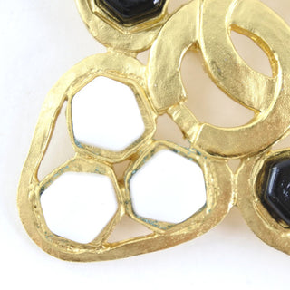 Chanel Vintage CC Brooch Metal