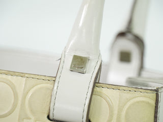 Salvatore Ferragamo Gancini Shoulder Bag Leather