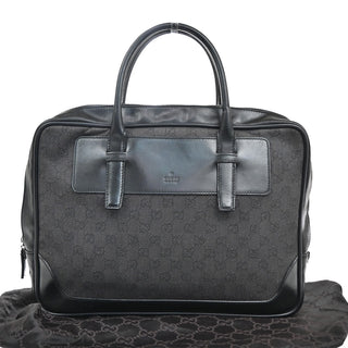 Gucci Vintage Web Briefcase GG Coated Canvas