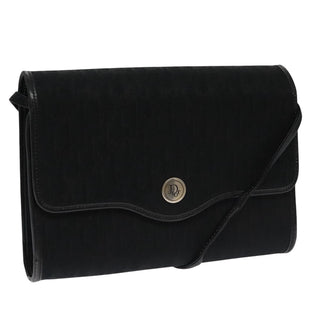 Christian Dior Vintage Trotter Crossbody Bag Diorissimo Coated Canvas