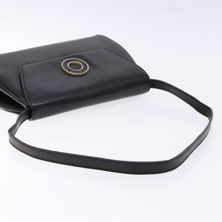 Celine Vintage Circle Logo Crossbody Bag Leather