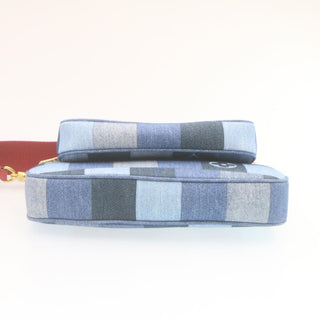 Louis Vuitton Multi Pochette Accessoires Damier and Monogram Patchwork Denim
