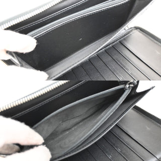 Gucci Signature Zip Around Wallet Guccissima Leather