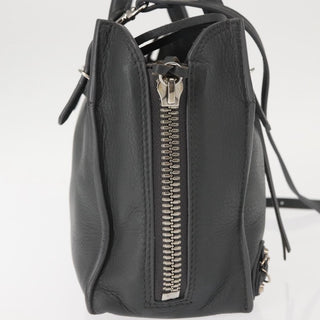 Balenciaga Papier A4 Zip Around Classic Studs Bag Leather