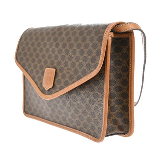 Celine Vintage Macadam Shoulder Bag Canvas