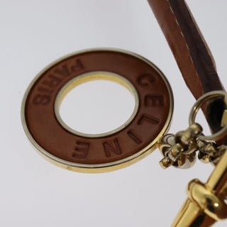 Celine Vintage Convertible Top Handle Bag Macadam Coated Canvas