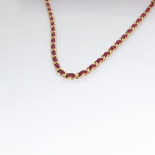 Chanel Vintage Chocolate Bar Double Side Flap Shoulder Bag Quilted Lambskin