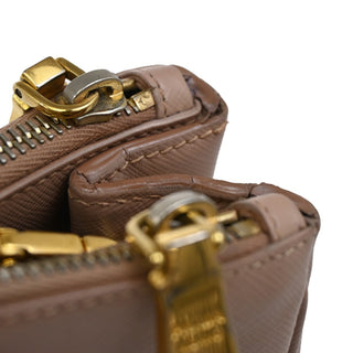 Prada Galleria Double Zip Tote Leather