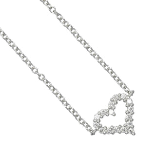 Tiffany & Co. Sentimental Heart Necklace Platinum