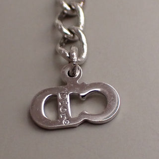 Christian Dior CD Logo Bracelet Silver-plated metal