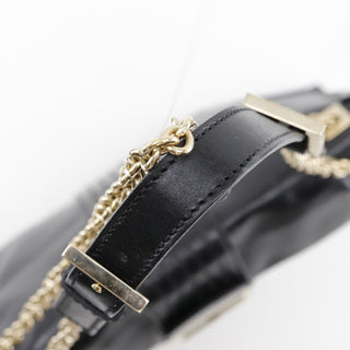 Fendi Maxi Baguette Chain Shoulder Bag Leather