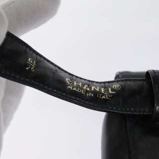 Chanel Waist Belt Bag Quilted Shiny Calfskin