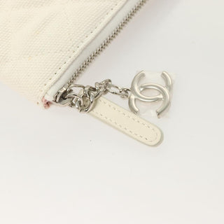 Chanel Coco Cuba Pouch Printed Quilted Canvas