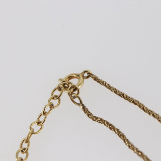 Christian Dior CD Pendant Necklace Metal