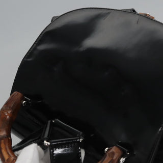 Gucci Vintage Bamboo Backpack Patent