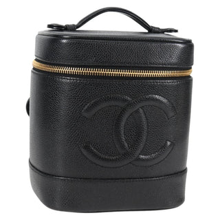 Chanel Vintage Timeless Cosmetic Case Caviar