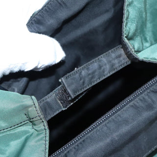 Prada Grommet Lock Flap Chain Shoulder Bag Leather