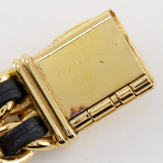 Chanel Premiere Rock Quartz Watch Plated Metal and Leather