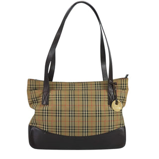 Burberry Nova Check Tote canvas check pattern