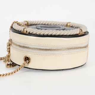 Chanel En Vogue Round Bag Crumpled Calfskin