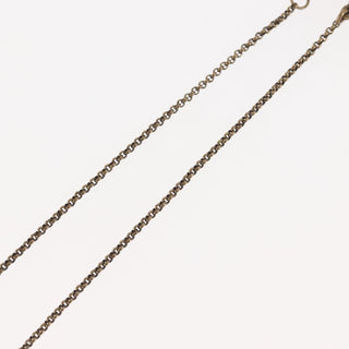 Christian Dior D logo Pendant Necklace Metal