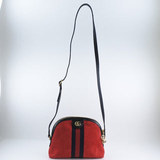 Gucci Ophidia Dome Shoulder Bag Suede
