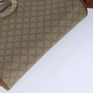 Celine Vintage Macadam Shoulder Bag Canvas