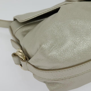 Bvlgari Chandra Flap Shoulder Bag Leather