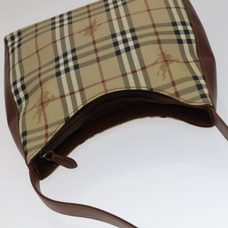 Burberry Shoulder Bag Haymarket Coated Canvas