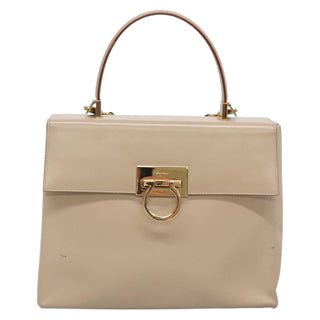 Salvatore Ferragamo Gancini Convertible Top Handle Bag Leather
