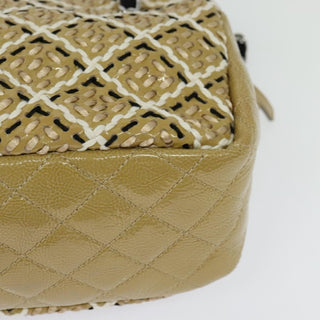 Chanel Camera Case Bag Woven Stitch Patent