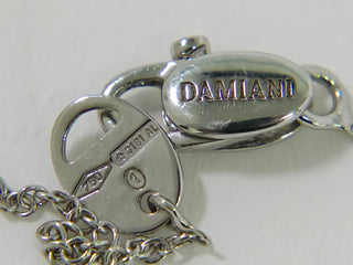 Damiani D.Side Pendant Necklace 18K White Gold with Diamonds