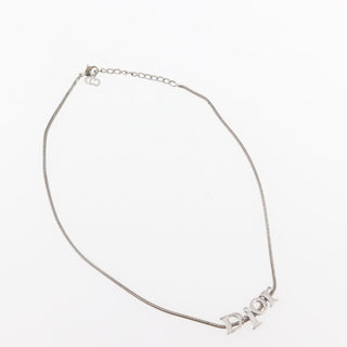 Christian Dior Logo Necklace Metal