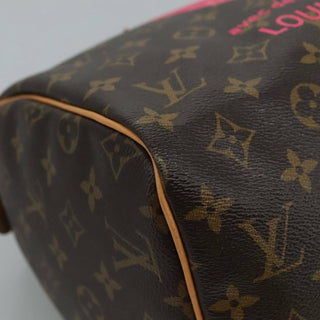 Louis Vuitton Speedy Handbag Limited Edition V Monogram Canvas