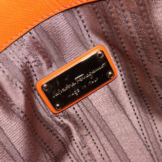 Salvatore Ferragamo Batik Tote Leather