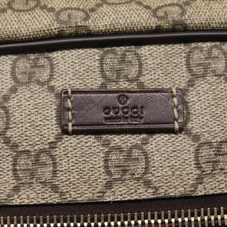 Gucci Front Zip Messenger GG Coated Canvas