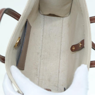 Burberry Freya Shopping Tote Canvas with Leather