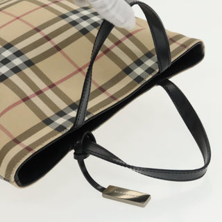 Burberry Top Handle Tote Nova Check Canvas