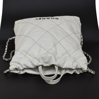 Chanel 22 Chain Backpack Quilted Calfskin