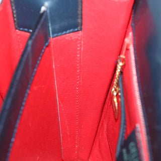 Celine Vintage Circle Logo Crossbody Bag Leather