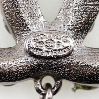 Chanel Coco Long Necklace Metal with Faux Pearls and Crystals