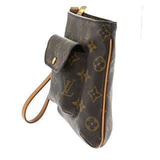 Louis Vuitton Partition Wristlet Clutch Monogram Canvas