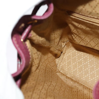 Gucci Vintage Bamboo Backpack Suede